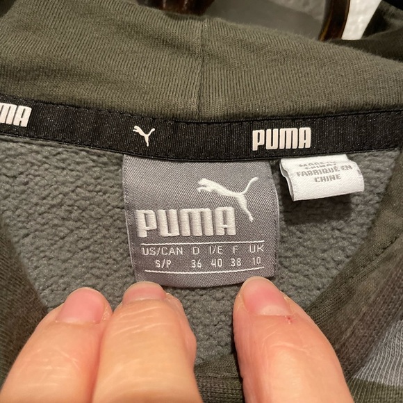 Puma camo hoodie sweatshirt size Small - Picture 2 of 6